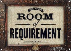 Small Tin Sign Hogwarts Room of Requirement