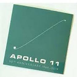 Klistermärke Apollo 11 gråblå