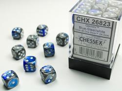 Gemini Blue-Steel w/white Dice Block (36d6)