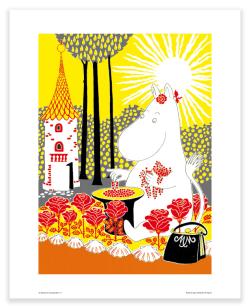 Moomin Mini Poster - Muminmamman