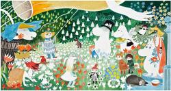 Moomin Mini Poster - Sommarkalas med muminkaraktärer
