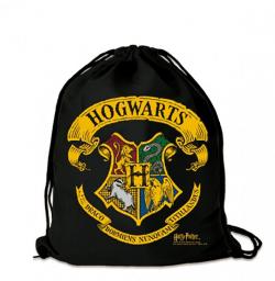 Harry Potter Hogwarts Logo Gymbag Black