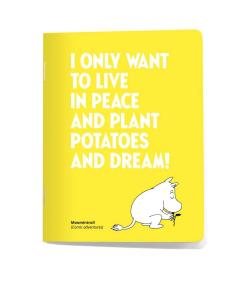 Moomin Mini Notebook - Mumin med text