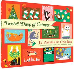 12 Puzzles in One Box: Twelve Days of Catmas