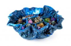 Velvet Dice Bag With Pockets Galaxy