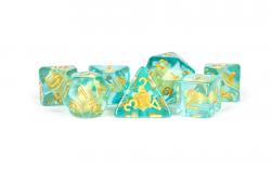 16mm Resin Poly Dice Set Turtle (set of 7 dice)