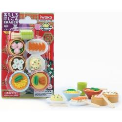 Chinese Dim Sum Eraser Set