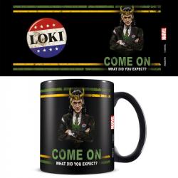 Loki What Did You Expect Black Pod Mug