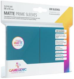 Matte Prime Sleeves Blue 66x91 mm