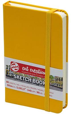 Sketchbook Golden Yellow 13 x 21 cm