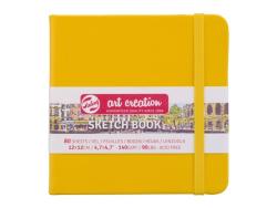 Sketchbook Golden Yellow 12 x 12 cm