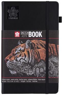 Sakura Sketch Notebook 13x21 Black Paper