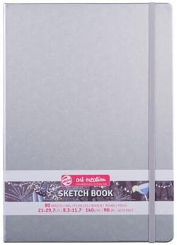 Sketchbook Silver 21 x 30 cm