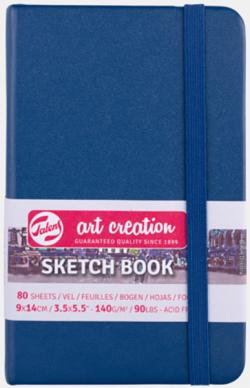 Sketchbook Navy Blue 9 x 14 cm