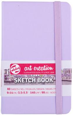Sketchbook Pastel Violet 9 x 14 cm