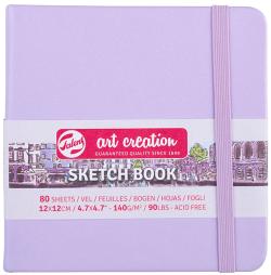 Sketchbook Pastel Violet 12 x 12 cm