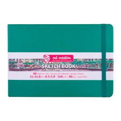 Sketchbook Forest Green 15 x 21 cm