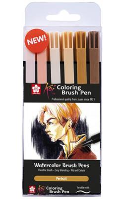 Koi Color Brush Portrait Set 6