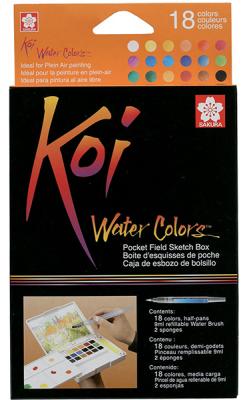 Koi Water Colors Sketchbox 18