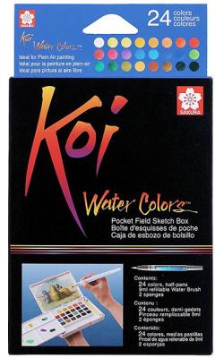 Koi Water Colors Sketch Box 24