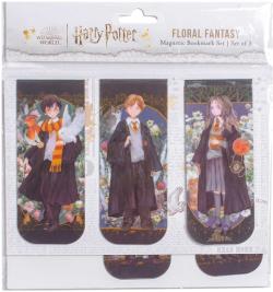 Harry Potter: Floral Fantasy Magnetic Bookmark Set