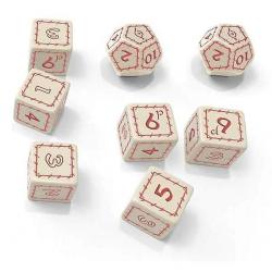 The One Ring RPG: Deluxe Dice Set (White)