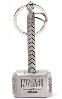 Thor Hammer Mjolnir 3D Metal Keychain
