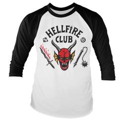 Hellfire Club Baseball Long Sleeve T-Shirt (X-Large)
