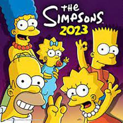 The Simpsons Wall Calendar 2023