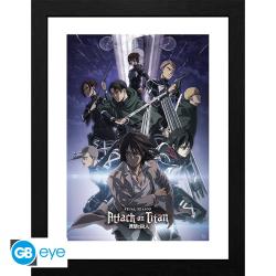 Season 4 Key Art 2 Framed Print