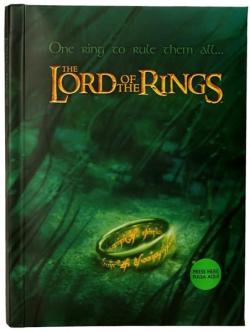 Lord of the Rings Notebook with Light One Ring To Rule Them All