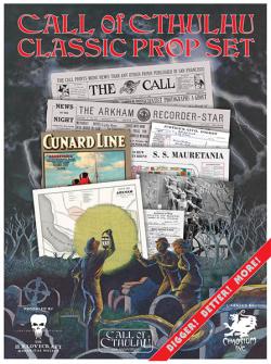 The Call of Cthulhu: classic gamer prop set