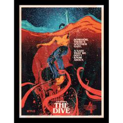 Season 4 The Dive Framed Print 30  x 40 cm