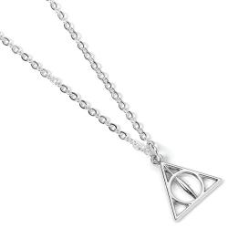 Pendant & Necklace Deathly Hallows (silver plated)
