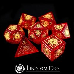 Elixir of Life set of 7 Glass Dice