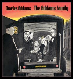 Charles Addams: The Addams Family 2024 Wall Calendar