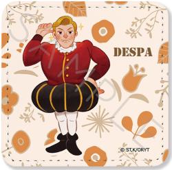 Leather Badge (Square) F Despa