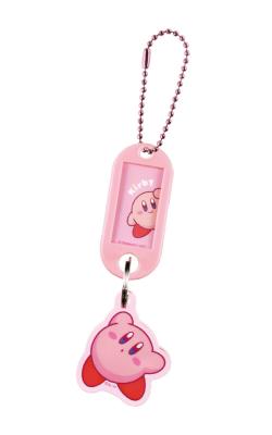 Name Tag Key Chain Pink