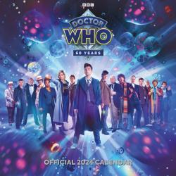 Doctor Who Classic Edition Official 2024 Wall Calendar