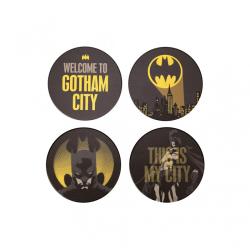 Coasters Set of 4 Ceramic Gotham City