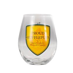 Glass Tumbler Proud Hufflepuff (325ml)