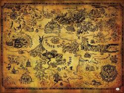 Hyrule Map Art Print