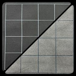 Battlemat 1 inch Square Black/Grey (Double-sided)