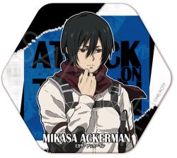 Hexagonal Can Badge WB Mikasa
