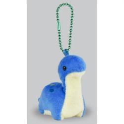 Plush Keychain: Apatosaurus blue