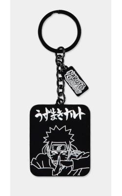 Naruto Line Art Metal Keychain