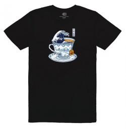 The Great Kanagawa Tea Unisex T-shirt (X-Large)