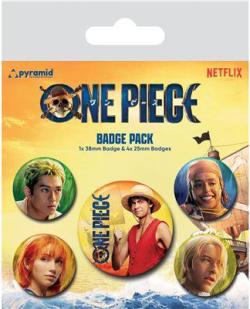 Live Action Straw Hats Badge 5-Pack