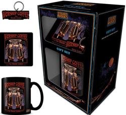 Worship Coffee -Mug Coaster Keychain- Gift Set