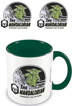 The Mandalorian Wherever I Go... Green Inner Mug